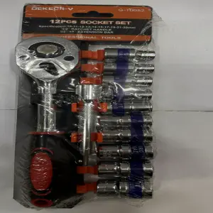 Juego de Copas Cortas con Rache 1/2" - Juego de copas cortas con rache 1/2