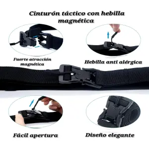 Cinturón Táctico Magnético: Comodidad y Seguridad Inigualables - cinturon tactico magnetico