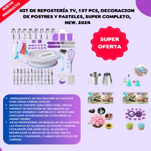 Kit de Repostería Profesional: ¡Crea Delicias en Casa! - KIT_DE_REPOSTERIA_TV_NEW