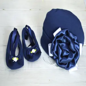 Conjunto Gorro y Baletas: Estilo y Comodidad para tu Bebé - Conjunto gorro con baletas