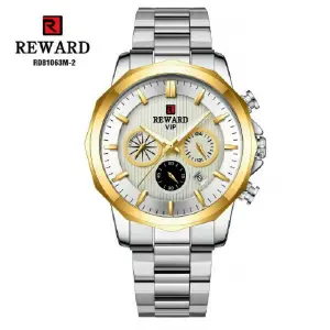 Reloj Reward RD81063M-2: Elegancia Metálica y Cronógrafo de Precisión - RD81063M-2 RELOJ REWARD METÁLICO CRONOGR