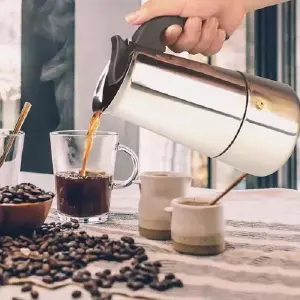 Cafetera Express Rápida: Tu Café Perfecto en Minutos - Cafetera Express 6 tz