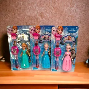 Reloj Mágico con Juguete de Princesa Frozen - RELOJ CON JUGUETE DE PRINCESA FROZEN