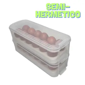 Organizador de Huevos Inteligente para 24 Unidades - organizador de huevos 24