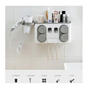 Organizador de Baño Multifuncional para Cepillos - Organizador Baño Multifuncion cepillos
