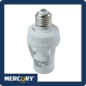 SENSOR ROSETA E27 MERCURY: Iluminación Inteligente y Segura - SENSOR ROSETA E27 MERCURY