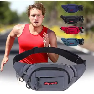 Cangurera Deportiva Impermeable GH01: Tu Compañera Ideal para Aventuras - CANGURO RIÑONERA SPORT  IMPERMEABLE GH01
