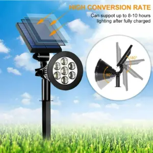Reflector Solar LED Multicolor RGB Recargable - Reflector Led Solar Multicolor Rgb Reca