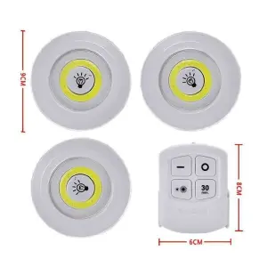 Ilumina Tu Hogar con la Lámpara LED X3: Control Total en Tus Manos - LAMPARA LUZ LED X3 CON CONTROL REMOTO