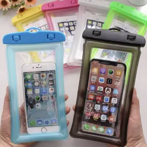 Bolsa Impermeable Flotante para tu Celular: ¡Protección Total y Diversión Asegurada! - bolsa de agua con flotador para celular