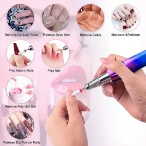Pulidor Profesional Recargable: ¡Uñas Perfectas en Casa! - Pulidor De Uñas Profesional Recargable