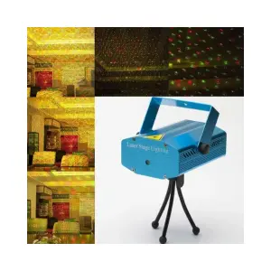 Proyector Láser Navideño Azul: Ilumina Tu Hogar con Magia Invernal - Proyector Laser Navideño Azul
