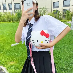 Encantadora Mini Cartera de Silicona de Hello Kitty para Niñas - Mini Cartera d Silicona Hello Kitty Niña