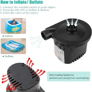 Inflador Eléctrico Multifuncional Portátil: ¡Tu Aliado Perfecto! - Inflador Electrico Multifuncional Portat