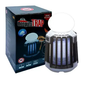 Lámpara LED 2 en 1: Iluminación y Protección contra Mosquitos - 660715-LAMPARA LED Y ATRAPA MOSQUITOS