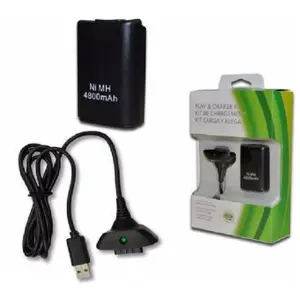 Xbox 360 Kit Carga y Juega + 4800 Puntos de Microsoft - Xbox 360 Kit Carga Y Juega + 4800 Ni