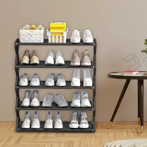 Zapatero de 5 Niveles: ¡Tu Solución Definitiva de Organización! - Zapatero 5 Niveles Organizador Estante Z