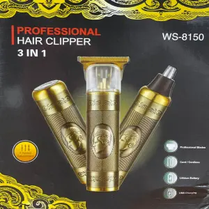 Máquina de Afeitar 3 en 1 WS-8150: Tu Solución Completa de Cuidado Personal - Máquina de afeitar 3 en 1 WS-8150
