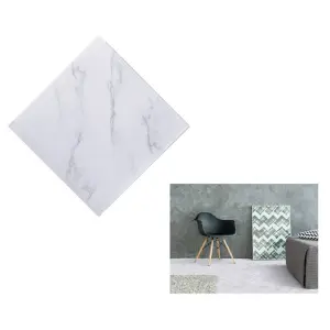 Azulejo Adhesivo Blanco Mármol 30x30: Elegancia y Practicidad - Azulejo Adhesivo 30x30 Blanco Marmol