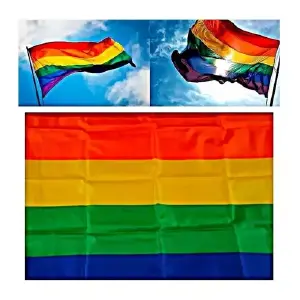 Bandera del Orgullo Gay 150x90cm - Bandera Lgbt 150x90cm Orgullo Gay