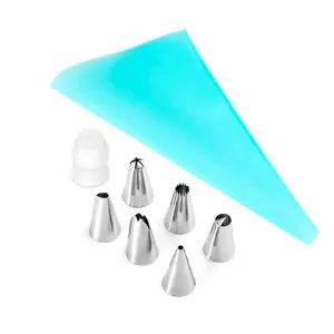 Set de Manga Pastelería: Tu Kit Esencial de 9 Piezas para Creaciones Dulces - Set Manga Pasteleria 9 Piezas
