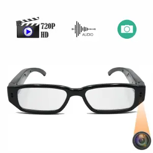 Cámara Espía Oculta en Gafas: Captura el Mundo Discretamente - Camara Espía Gafas Espía 720p Hd Video