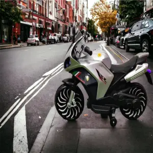 Moto Eléctrica H2R Gigante para Niños: ¡La Aventura Comienza! - Moto Eléctrica Para Niños H2R Gigante