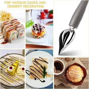 Cuchara Lápiz Pluma para Decorar Postres: ¡Transforma tus Creaciones Dulces! - Cuchara Lapiz Pluma Para Decorar Postres