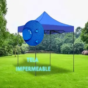 Carpa Toldo Plegable Reforzado 3x3 - Azul: Tu Sombra Confiable - Carpa toldo plegable 3x3 reforzado Azul
