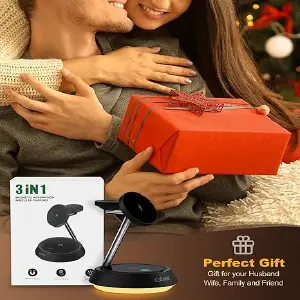 Cargador Inalámbrico Rápido 3 en 1 para iPhone - Cargador Inalámbrico Rápido 3 En 1 iPhon