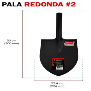 Pala Redonda Bellota #2: La Herramienta Esencial para tu Jardín - PALA REDONDA #2 SIN CABO BELLOTA