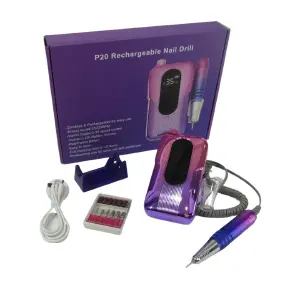 Pulidor de Uñas Recargable Portátil P20: ¡Belleza Profesional en Tus Manos! - Pulidor de uñas recargable portatil P20