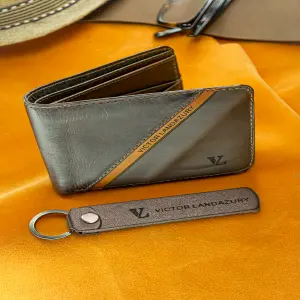REF: 104 BILLETERA 100% CUERO: Elegancia y Durabilidad en tus Manos - REF: 104 BILLETERA 100% CUERO