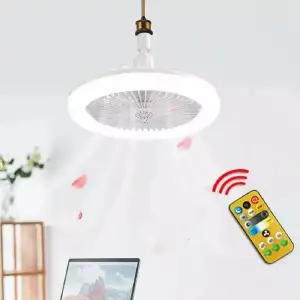 Lámpara de Techo con Ventilador Integrado: Frescura y Estilo para tu Hogar - Lámpara de ventilador de techo con Cont