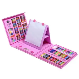 SET DE ARTE Y DIBUJO: ¡Libera Tu Creatividad con 208 Piezas! - SET ARTE  DIBUJO PINTURA 208 PIEZAS