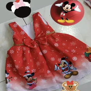 Viste la Navidad con Elegancia: Vestido Rotondo Rojo Festivo - VESTIDO ROTONDO ROJO NAVIDAD