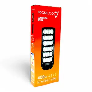 Luminaria Solar Probelco 400W IP65: Iluminación Potente y Sostenible - Luminaria Solar Probelco 400W IP65