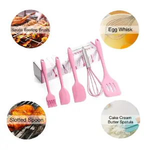 Renueva Tu Cocina con Nuestro Set de 5 Utensilios de Silicona Premium - Utensilios de cocina en silicona x5