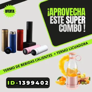 Termo Licuadora: Disfruta Bebidas Perfectas Donde Quieras - termo de bebida calientes y licuadora m
