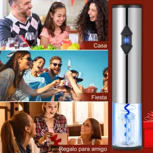SACACORCHOS AUTOMATICO PARA VINO: ¡La Apertura Perfecta Sin Esfuerzo! - SACACORCHOS AUTOMATICO PARA VINO