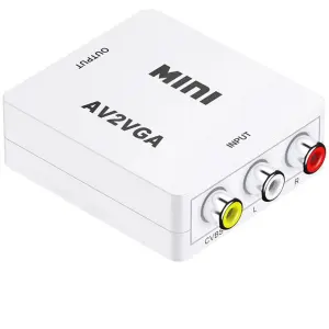 Convertidor RCA a VGA: Conecta tus Dispositivos Antiguos a Pantallas Modernas - Convertidor Rca A Vga