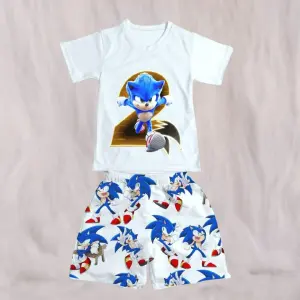 Pijama Infantil "Sonic Speed" para Niños - pijama niño sonic speed
