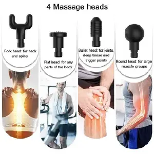 Masajeador Eléctrico Fascial Gun Kh-320: Recuperación Profunda y Alivio Muscular - Masajeador Eléctrico Fascial Gun Kh-320
