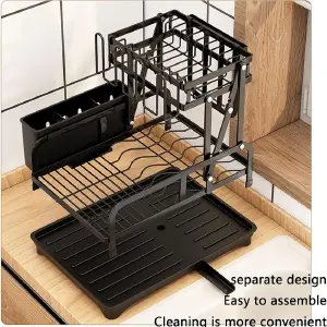 Escurridor de Platos Plegable: Tu Cocina Siempre Organizada - Escurridor De Platos Plegable