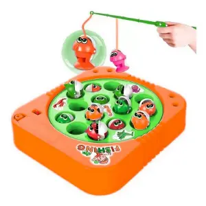 ¡Diversión Garantizada con el Juego de Pesca Magnético Giratorio! - Juego De Pesca Iman Juguete Giratorio Ju