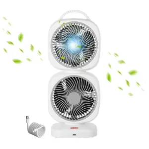 Ventilador Giratorio de Torre con Carga USB: Frescura Inteligente y Moderna - Ventilador Giratorio Torre Carga USB