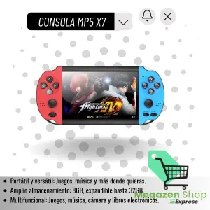 CONSOLA MP5 X7: Tu Portal a la Diversión Retro - CONSOLA MP5 X7