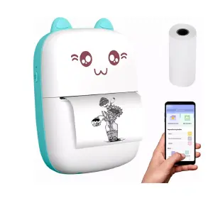 Mini Impresora Portátil: ¡Texto e Imágenes al Instante! - Mini Impresora Portátil Para Texto, Imag