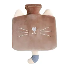 Bolsa de Agua Caliente para Alivio del Dolor - Confort Café - Bolsa Agua Caliente Alivio Dolor Cafe