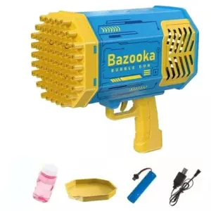 Pistola de Burbujas Burbujea: ¡Miles de Burbujas de Colores! - Pistola de burbujas burbujera